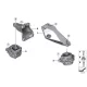 Genuine BMW Engine mount, right (22116883978)