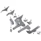Genuine BMW Rear right engine support (41002755184)