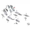 Genuine BMW Bracket for speaker, right (65137728052)