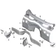 Genuine BMW Firewall, upper section (41002993047)