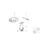 Genuine BMW Bracket, relay, glow plug (12217787807)