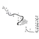 Genuine BMW Cable alternator-starter-base B+ (12428621490)