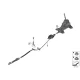 Genuine BMW Bracket, shift cable (25168635799)
