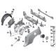 Genuine BMW Right interior column D (41002758372)