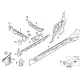Genuine BMW Interior left column B (41007022003)