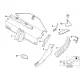 Genuine BMW Bracket side panel right (41147012684)