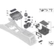 Genuine BMW Insert mat, compartment, front (51166806842)