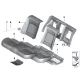 Original BMW Schaumteil Lehne rechts (52207330290)