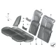Original BMW Schaumteil Lehne links (52207364255)