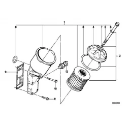 Genuine BMW OIL PRESSURE SWITCH (12617620512)