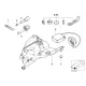 Genuine BMW Bracket headlight left (63128387095)