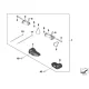 Original BMW Halter Blinkleuchte links (63138354917)