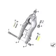 Genuine BMW Bracket, reflector, left (63147694167)
