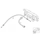 Genuine BMW Bowden cable temperature control (64111499306)