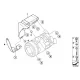 Genuine BMW Climate compressor supporting bracket (64557505980)