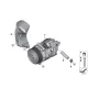 Genuine BMW Climate compressor supporting bracket (64557646904)