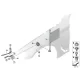 Genuine BMW Bracket upper left (72608067131)