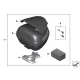 Genuine BMW Outer shell, Topcase cover (77438559501)