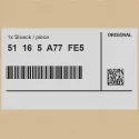 Genuine BMW 51165A77FE5