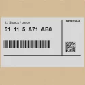 Genuine BMW 51115A71AB0