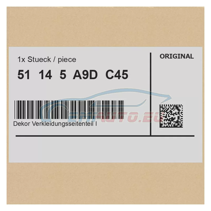 Genuine BMW 51145A9DC45