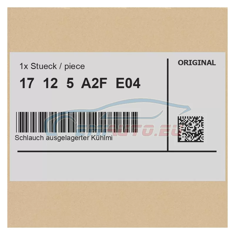 Genuine BMW 17125A2FE04