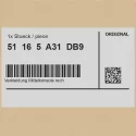 Genuine BMW 51165A31DB9