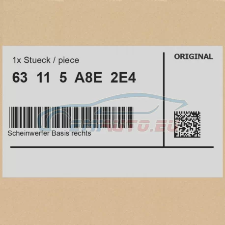 Genuine BMW 63115A8E2E4