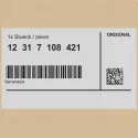 Genuine BMW 12317108421