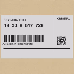 Genuine BMW 18308517726 - AT-Diesel particulate filter