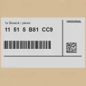 Genuine BMW 11515B81CC9
