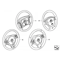 Genuine BMW Retrofit kit, multi-funct.steering wheel (65710141897)