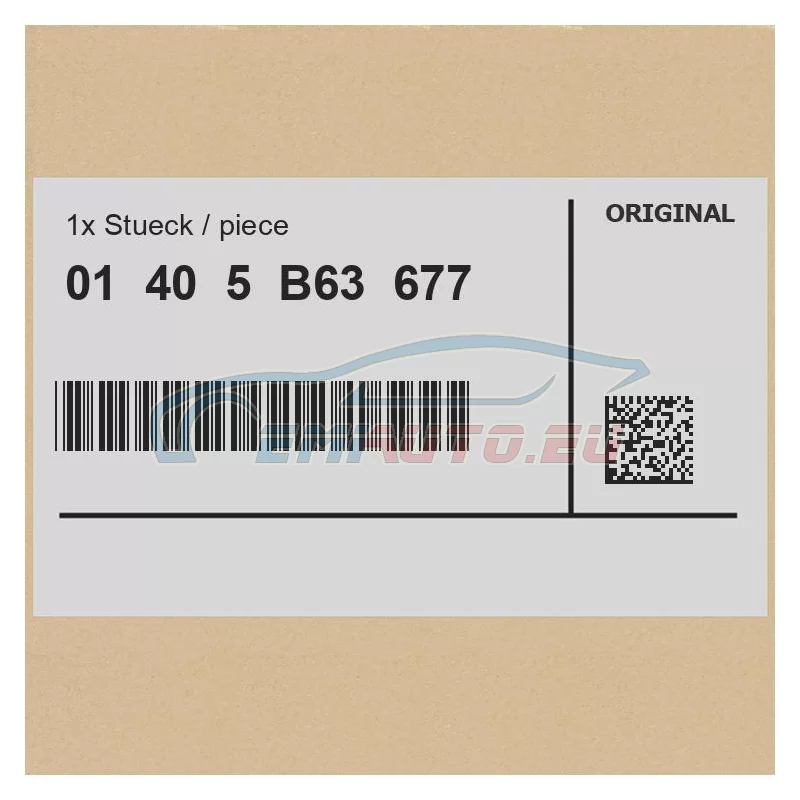 Genuine BMW 01405B63677