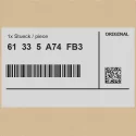 Genuine BMW 61335A74FB3