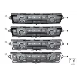 Genuine BMW Control unit, automatic air cond., Basis (64119287344)