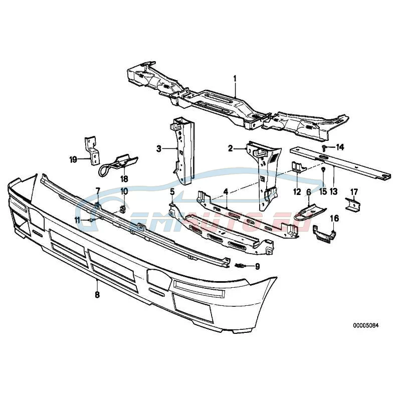 Genuine BMW FRONT PANEL (41331933770)