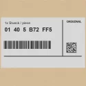 Genuine BMW 01405B72FF5