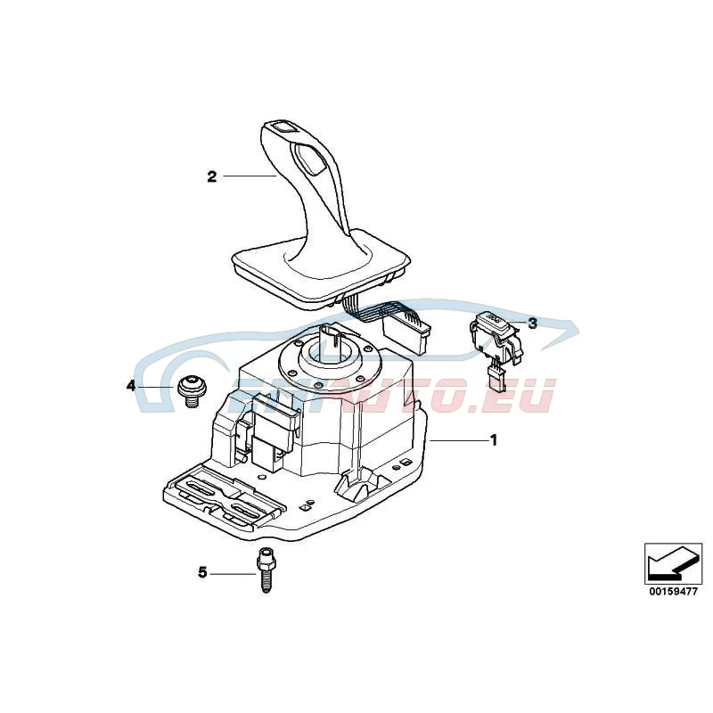 Genuine BMW Shiftbox, gear-selector switch (61319224210)