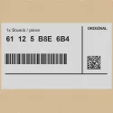Genuine BMW 61125B8E6B4