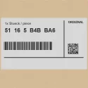 Genuine BMW 51165B4BBA6