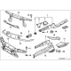 Genuine BMW COMPLETE RIGHT ENGINE SUPPORT (41118398612)