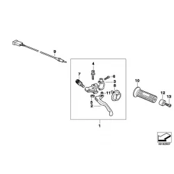 Genuine BMW HANDLE UNIT LEFT (32722345305)