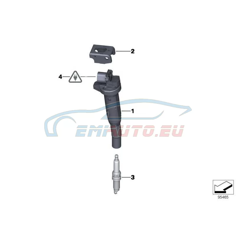 Genuine BMW Ignition coil (12130495289)