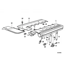 Genuine BMW Rubber grommet (31421236240)