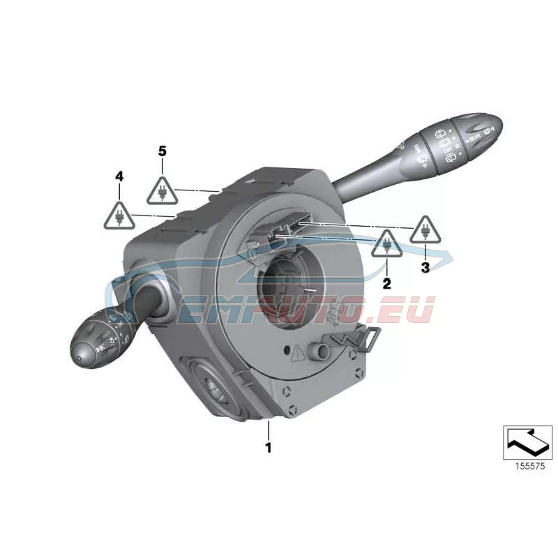 Genuine Mini Switch cluster steering column (61319253768)