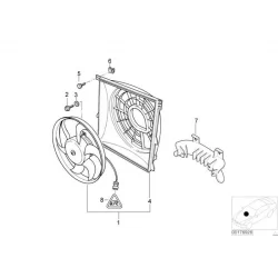 Genuine BMW Suction fan (64508372039)