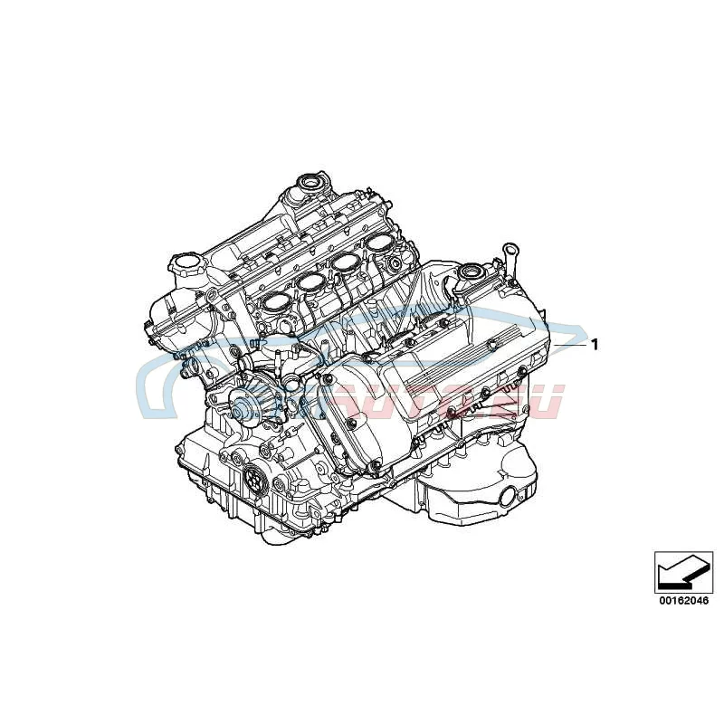 Genuine BMW Short Engine (11000442123)