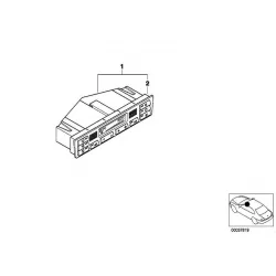 Genuine BMW Control unit, automatic air cond., AUC (64116956319)