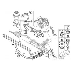 Genuine BMW Pressure hose assy (32416774212)