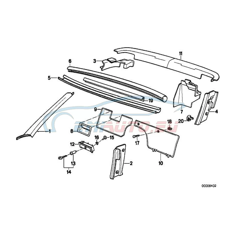 Genuine BMW COVERING APRON RIGHT (51432291336)